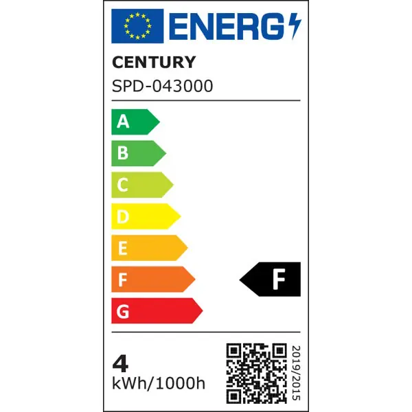 CENTURY PLAFONIERA LED LINEARE MOD. SPEEDY 4W TRICOLOR 230V