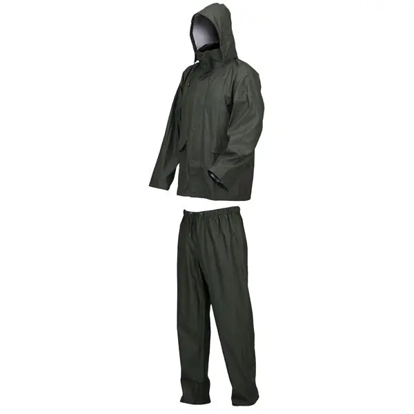 ISSA COMPLETO GIACCA E PANTALONE ANTIPIOGGIA MOD. LLUVIA VERDE TG.L