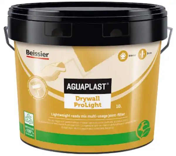 AGUAPLAST DRYWALL PROLIGHT STUCCO IN PASTA BIANCO LT 10