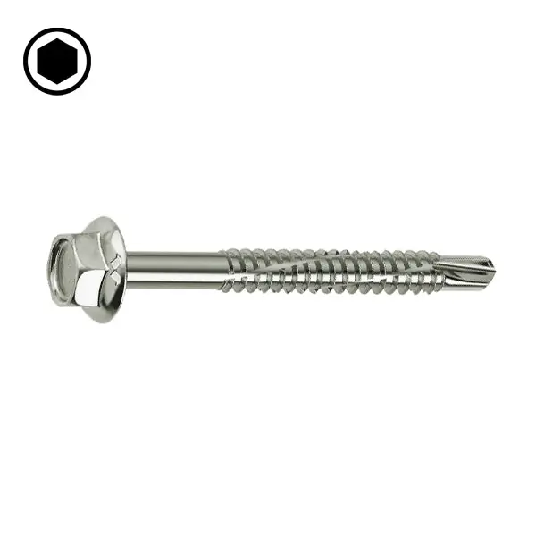 MUSTAD VITE KOVERVIT DX TE AUTOPERFORANTE CHROMITING D.MM 6,3X200