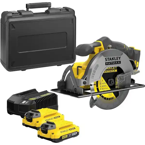 STANLEY SEGA CIRCOLARE A BATTERIA D.MM 190 18V 4,0AH ART. SFMCS550M2K-QW