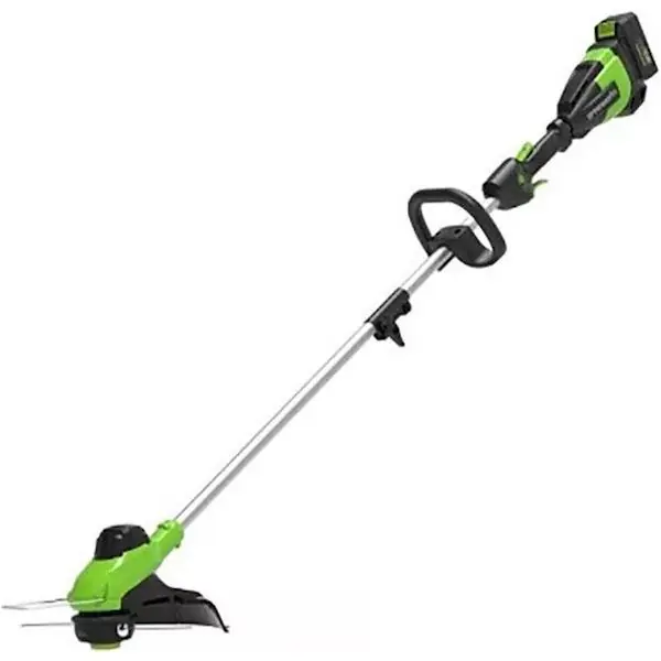 GREENWORKS DECESPUGLIATORE G48ST8K2 48V CON 1 BATTERIA E CARICABATTERIE