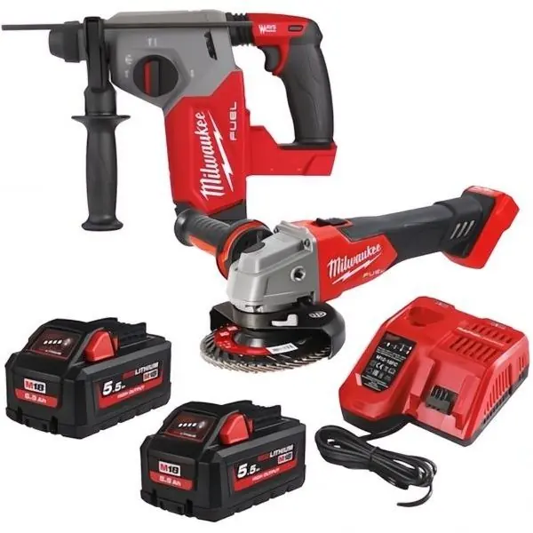 MILWAUKEE KIT M18 FPP2BF-552X TASSELLATORE + SMERIGLIATRICE