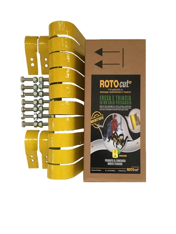 Sistema Rotocut Trincia per Motozappa o Motocoltivatore Nuovo
