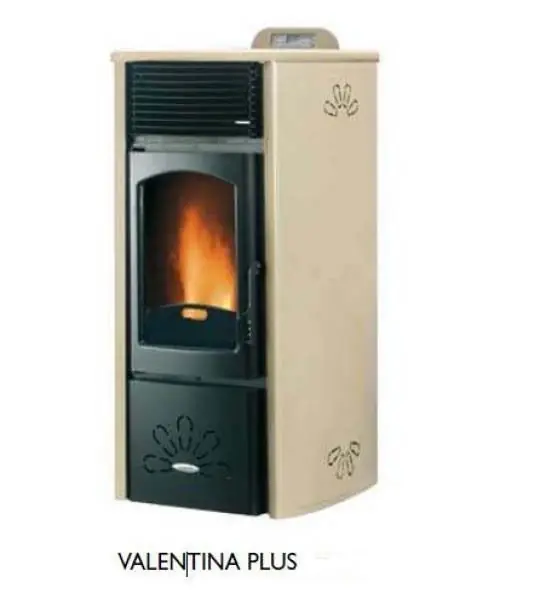 Stufa Pellet Valentina Air Plus Kw.16 Laminox Canalizzata