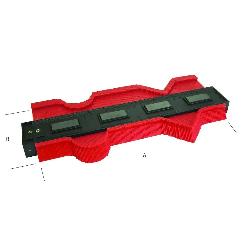 Profilometro Antigraffio in plastica da mm. 250 Metrica