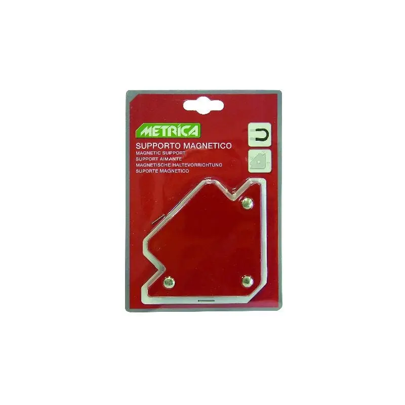 Supporto Magnetico ad angolo multifunzione 85x85 Metrica 60300 per saldatura a squadra 45°- 90°- 135°