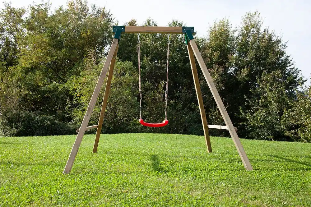 Gioco altalena singola cm.230x160x195h