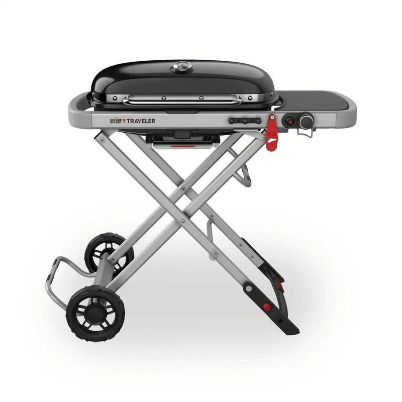 Barbecue Gas Weber Travel cm. 63x34 con carrello integrato