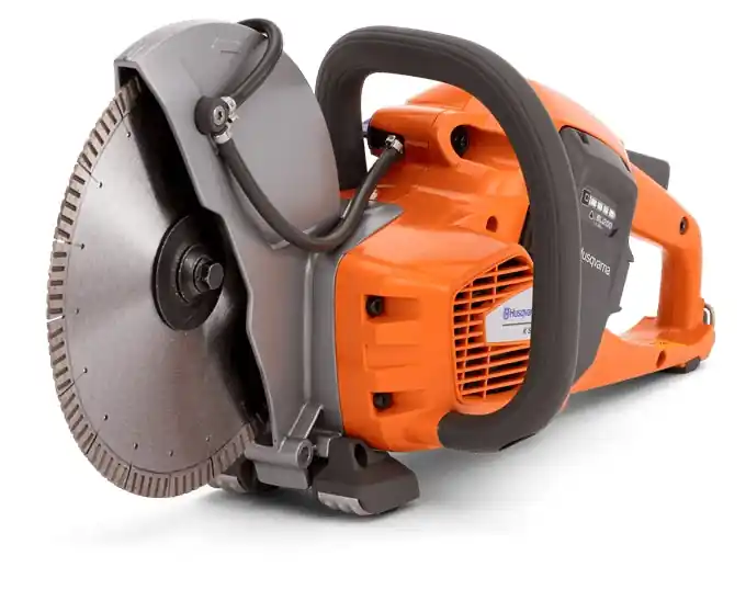 Troncatrice Husqvarna K535i Batteria disco mm.230 completa batteria e caricabatteria