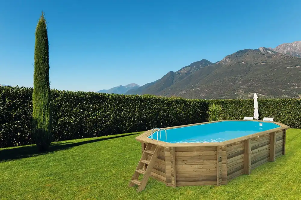 Piscina Ottagonale Allungata cm. 657x407