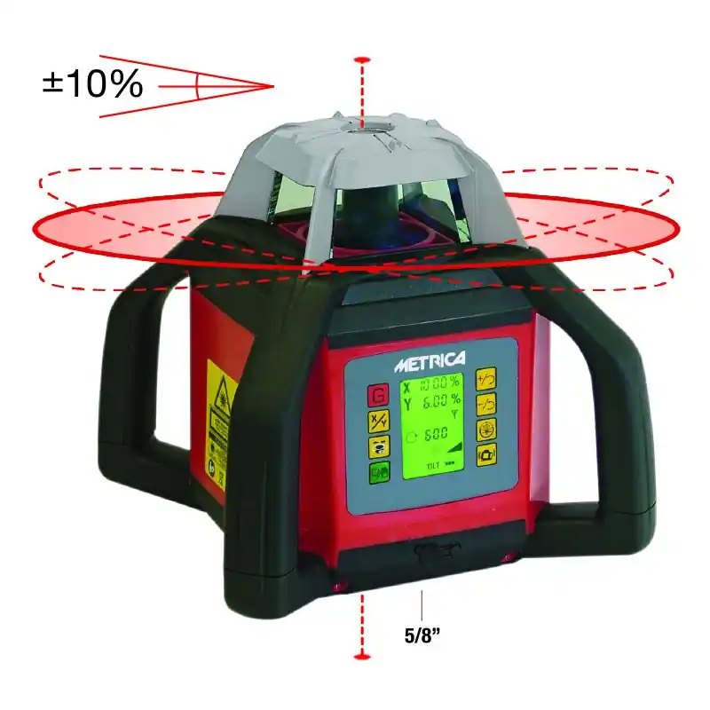 Livella Laser Rotativo Incligrad 2 Doppia pendenza Metrica - 61345