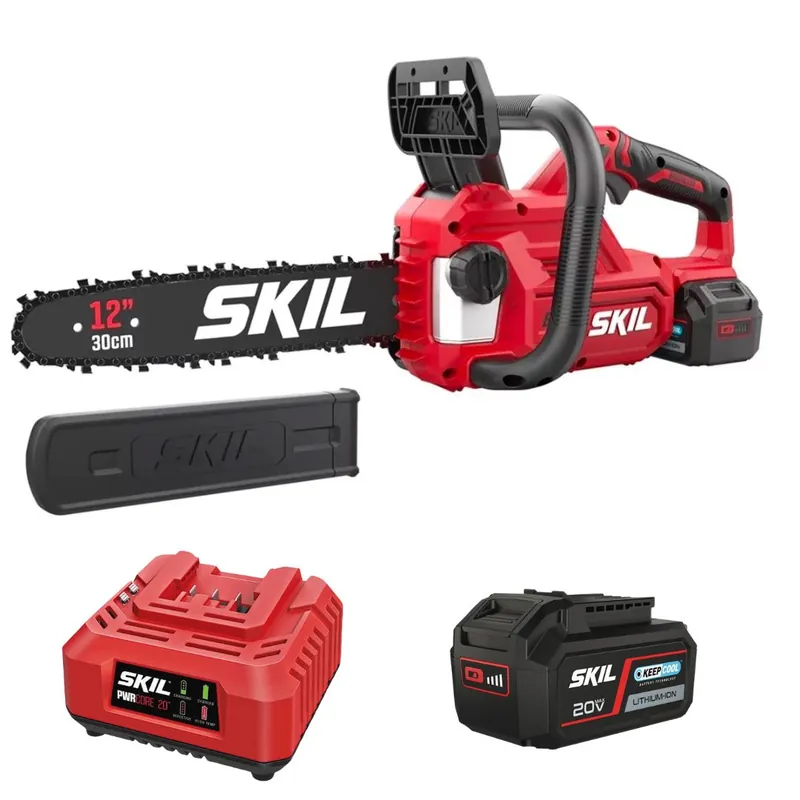 Motosega Batteria Skil 0534CA 20Volt Barra cm.30 con Batteria 4Ah e Caricabatteria