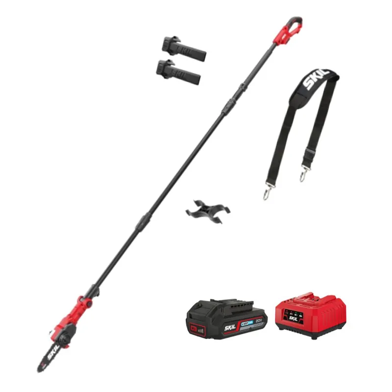 Potatore a Batteria Skil 0650AA ad Asta telescopica fino cm.300 - con Batteria e Caricabatteria