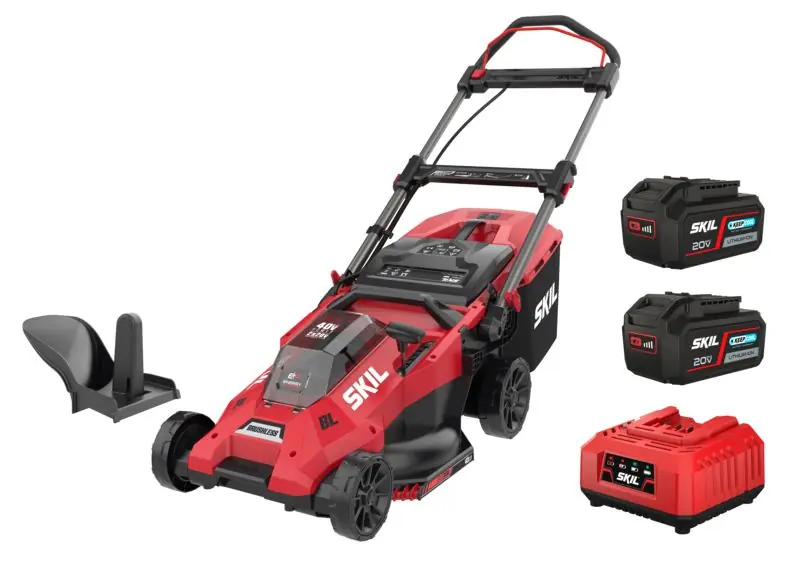 Rasaerba Batteria Skil 0140BA Taglio cm.43 a Spinta - completo di Batterie e Caricabatterie