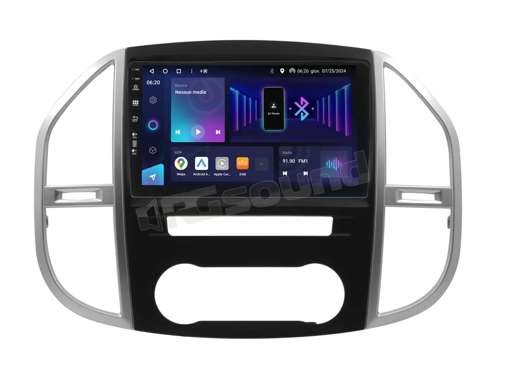 Phonocar SM345 Mediastation customfit 10” per Mercedes Monitor aut