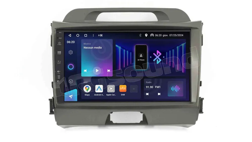 Phonocar SM341 Mediastation customfit 9” per Kia Monitor auto 1 e