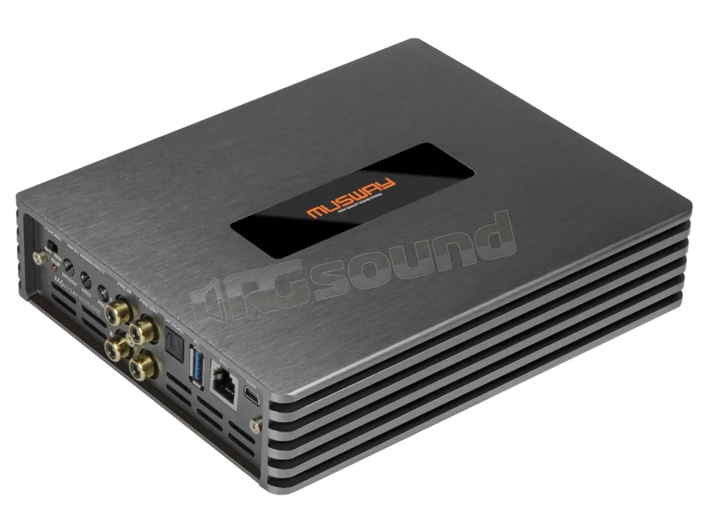 MUSWAY M6V4-24V Amplificatore digitale a 6 canali con DSP a 8 canali