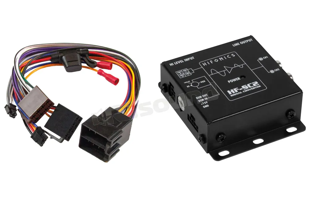 Hifonics HF-SC2-ISO convertitore di segnale alto/basso livello a 2 can