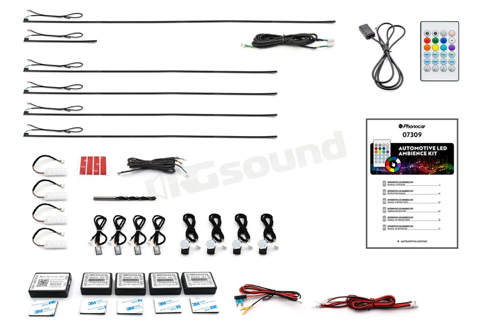 Phonocar 07309 kit per la personalizzazione dell’abitacolo, illumina