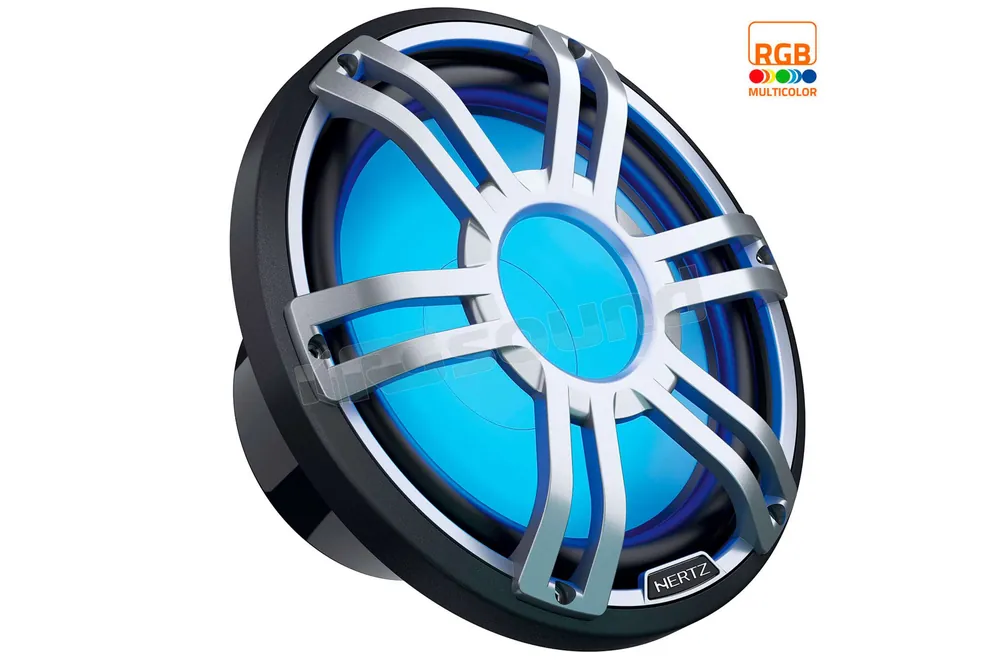 Hertz HMS 10 S2-LD-G.1 subwoofer 25cm con illuminazione LED, 2 Ohm A