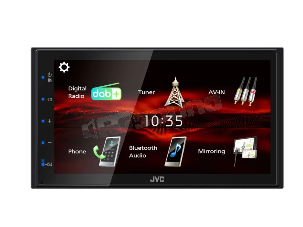 JVC KW-M180DBT Ricevitore AV multimediale digitale WVGA da 6,8" con ra