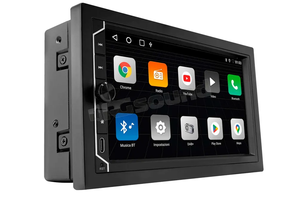 Phonocar VM003 profondità di installazione ridotta e schermo touch sc