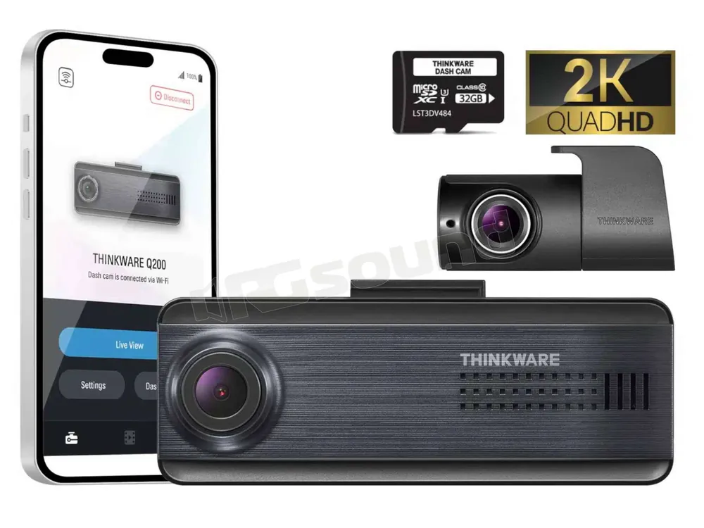 Thinkware Q200 BUNDLE Dash Cam Anteriore + Camera Posteriore Dash C