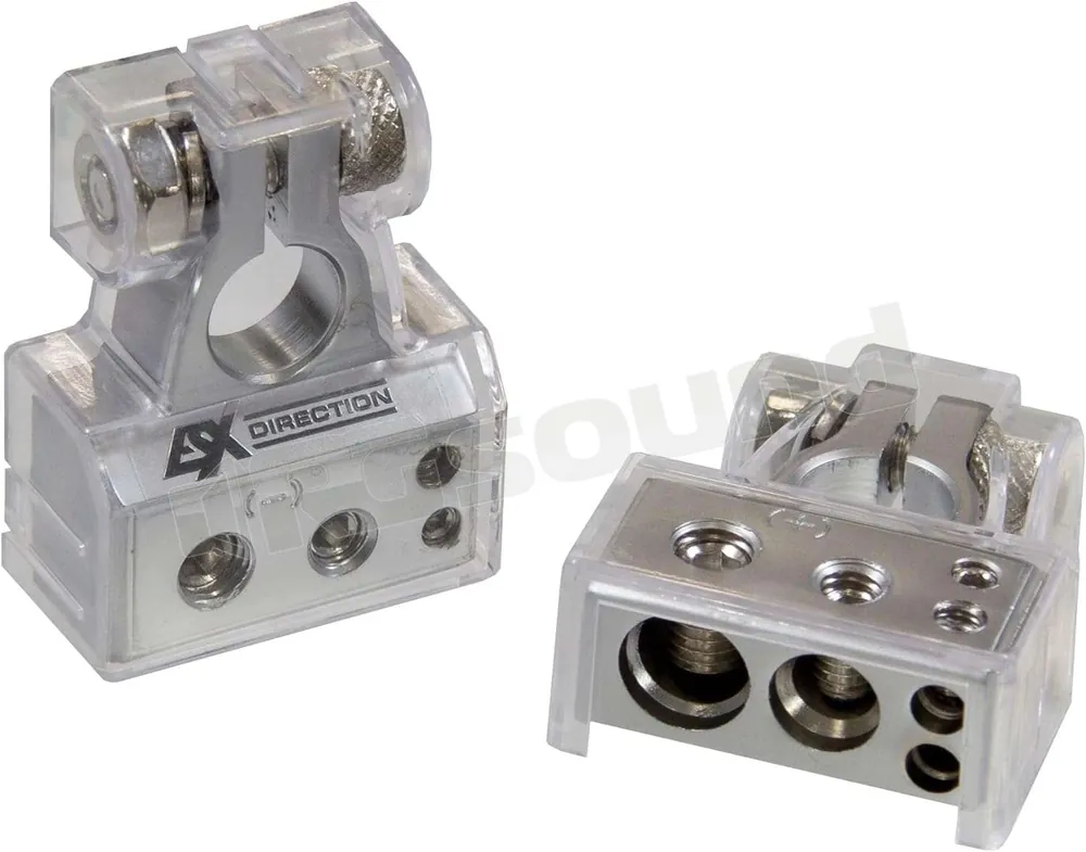 ESX DBT50 Set di morsetti per batteria auto - 4 uscite Caricabatteri