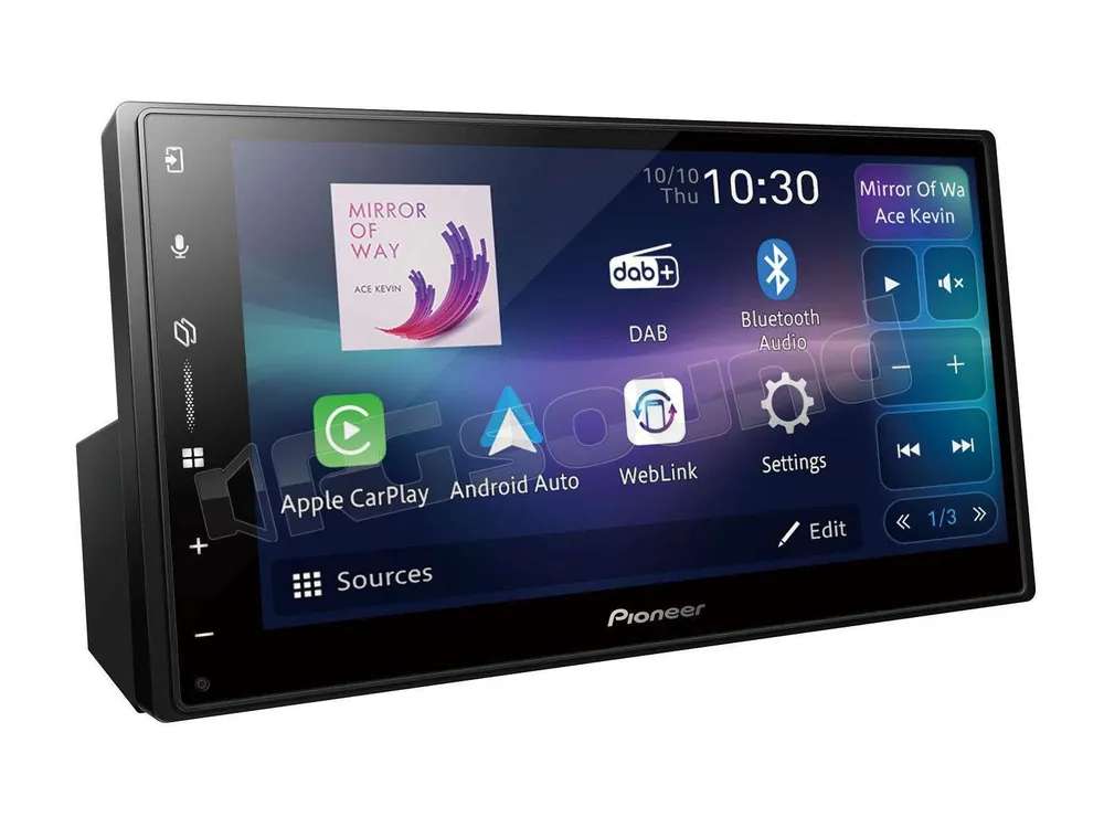 Pioneer SPH-DA77DAB Apple CarPlay e Android Auto wireless, DAB+ Blueto