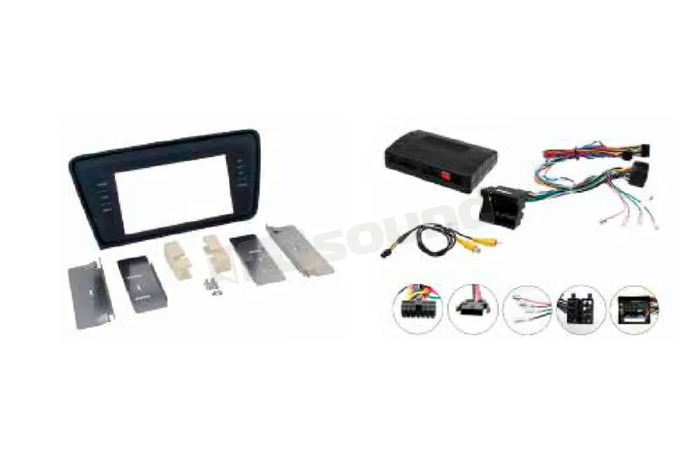 Alpine KIT-OCT14-STD Kit dedicato per Skoda Octavia colore nero opaco
