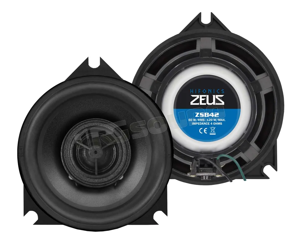 Hifonics ZSB42 altoparlanti coassiali 10cm a 2 vie per BMW e Mini Co