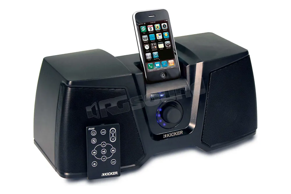 Kicker IK350 stereo portatile con dock per iPod e iPhone 3G / 3GS Di