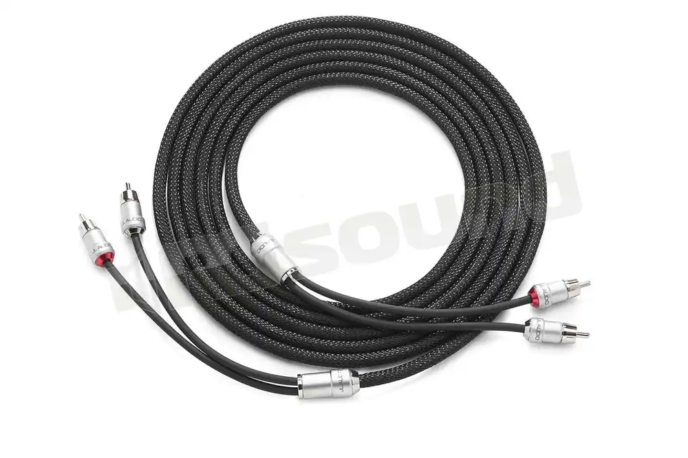 JL Audio XE-BLKAIC2-12 cablaggio Premium RCA con 2 canali, lunghezza 3
