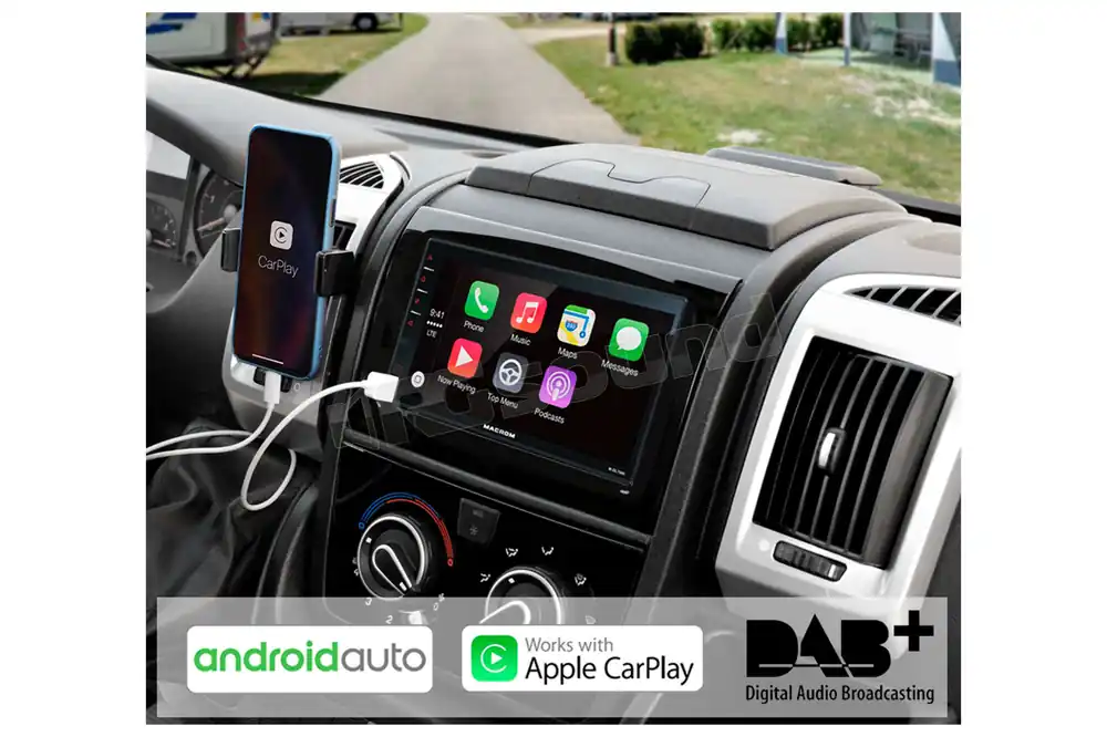 Macrom M-DL7000D KIT DUCATO monitor e kit installazione per FIAT Ducat