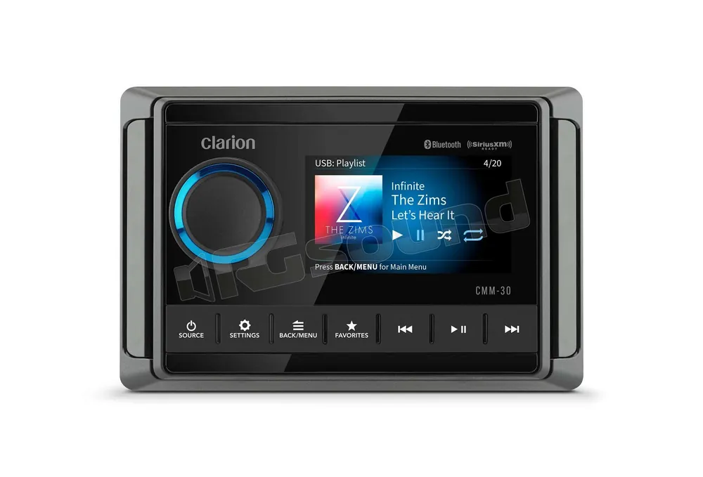 Clarion CMM30 Unità sorgente marina con display LCD a colori Sorgen