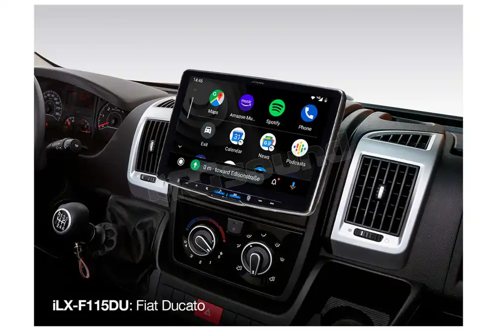 Alpine ILX-F115DU Monitor regolabile 11" dedicato perFiat Ducato, Citr