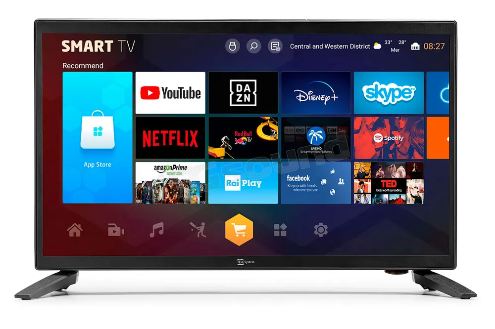 TeleSystem SMART22 LX FHD Slim Smart TV 22 pollici Android Accessori