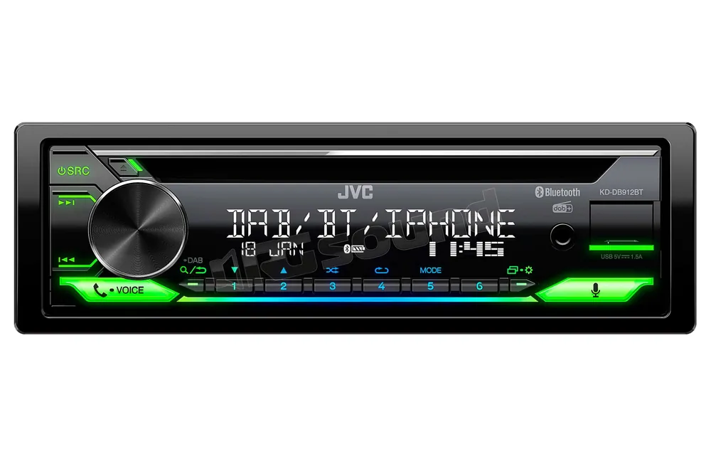 JVC KD-DB912BT Autoradio 1 din e 2 din Car stereo - Autoradio 1 e 2