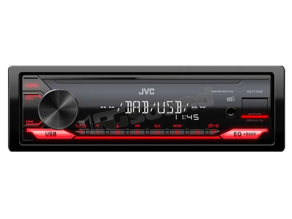 JVC KD-PX172DB Autoradio 1 din e 2 din Car stereo - Autoradio 1 e 2