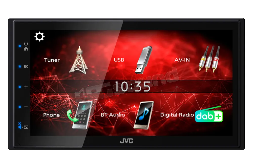 JVC KW-M27DBT Monitor auto 1 e 2 Din Car multimedia - Monitor auto