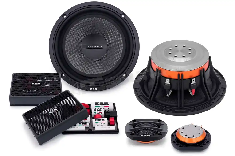 ESB car audio 5.6K2X Sistema di Altoparlanti a 2 vie con crossover S