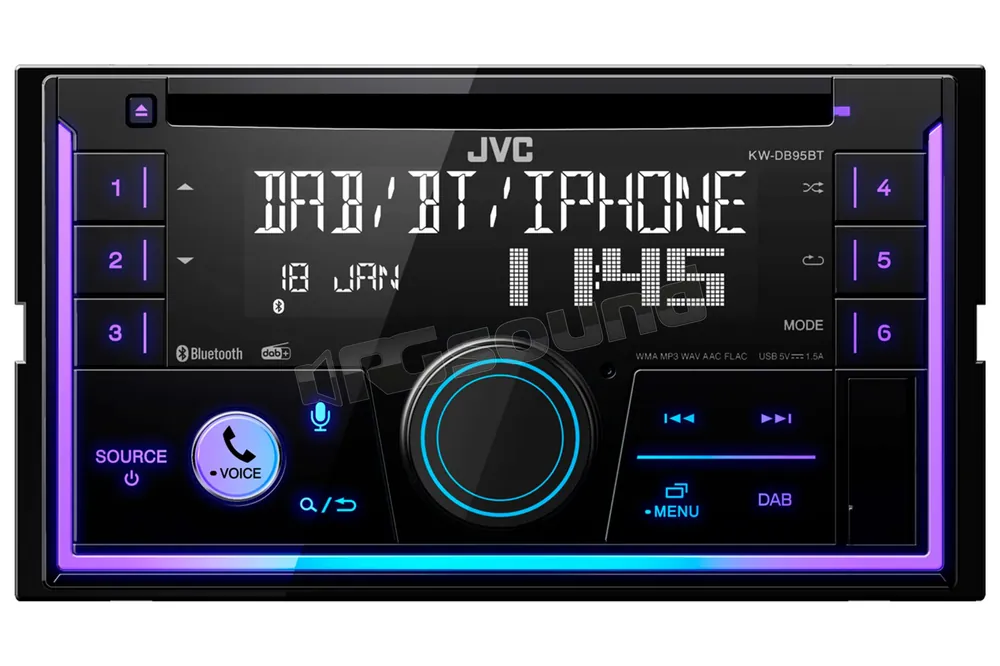 JVC KW-DB95BT Autoradio 1 din e 2 din Car stereo - Autoradio 1 e 2