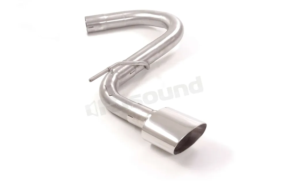 Ragazzon 50.0867.12 Tubo posteriore Gr. N inox con terminale ovale per