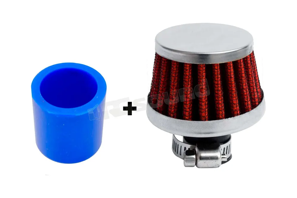 Simoni Racing ABTX mini filtro aria conico cromato per Abarth ed Alfa