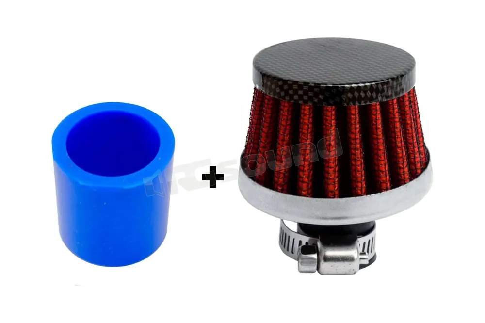 Simoni Racing ABTC kit con mini filtro aria conico Carbon Look per Aba