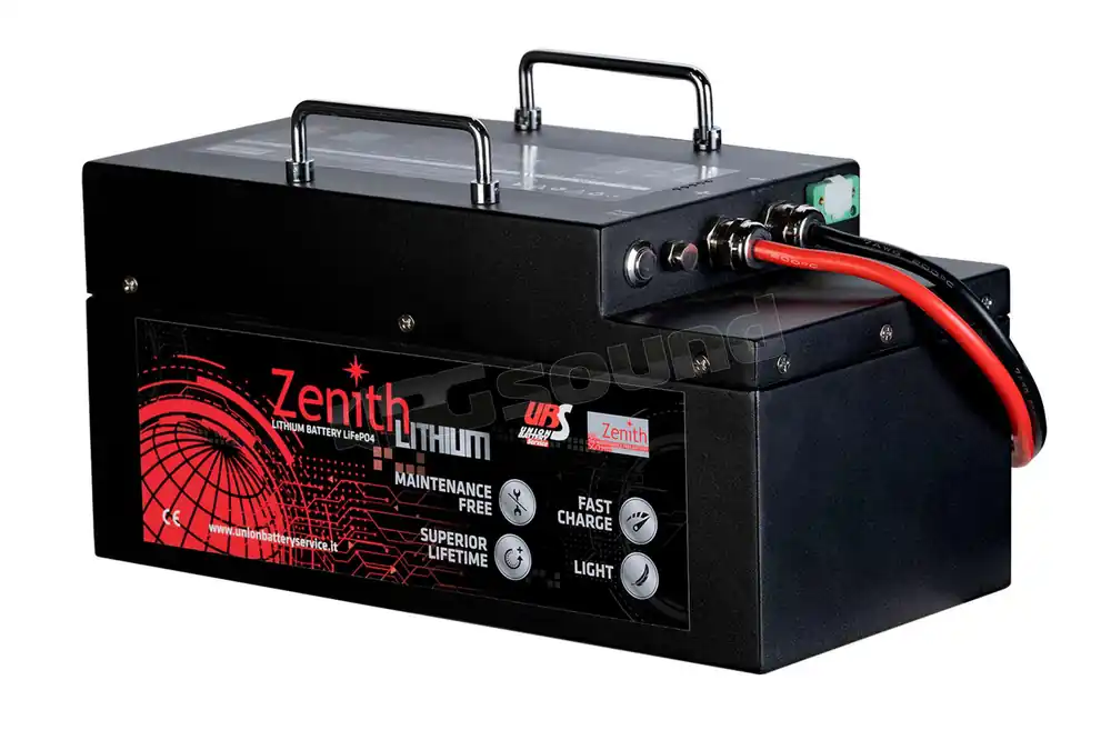Zenith ZLI024036 Batteria al litio 25.6 V, 50 Ah Batterie per avviam