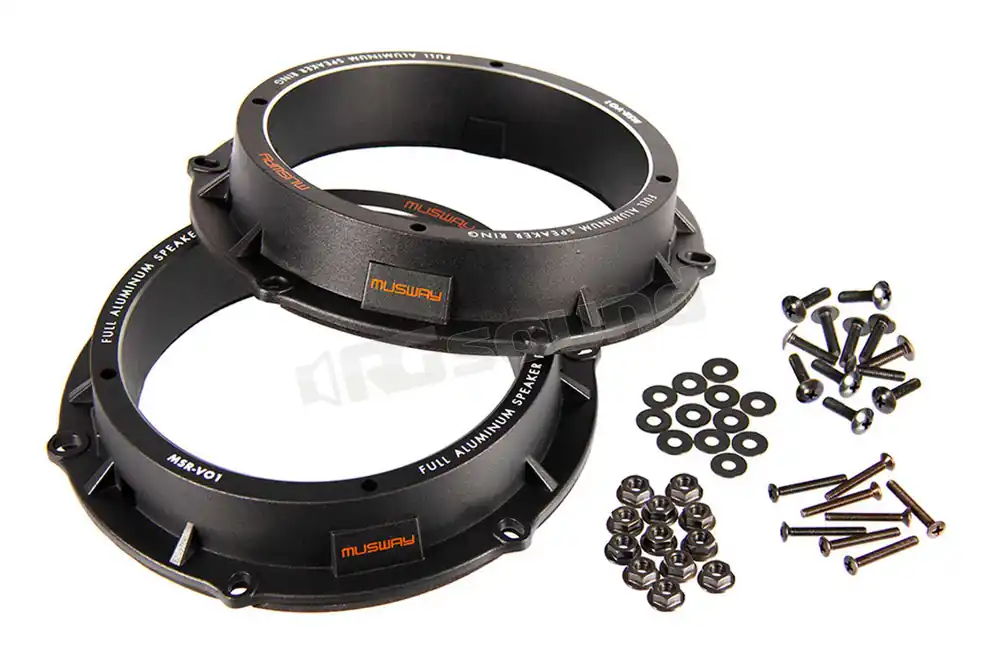 MUSWAY MSR-VO1 Supporti in alluminio 165mm per VOLKSWAGEN, AUDI e SKOD