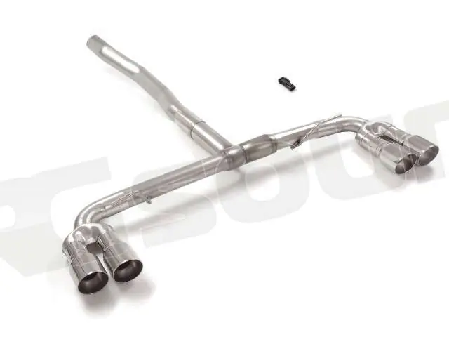Ragazzon 50.0991.58 Tubo posteriore Gr. N inox sdoppiato con terminali