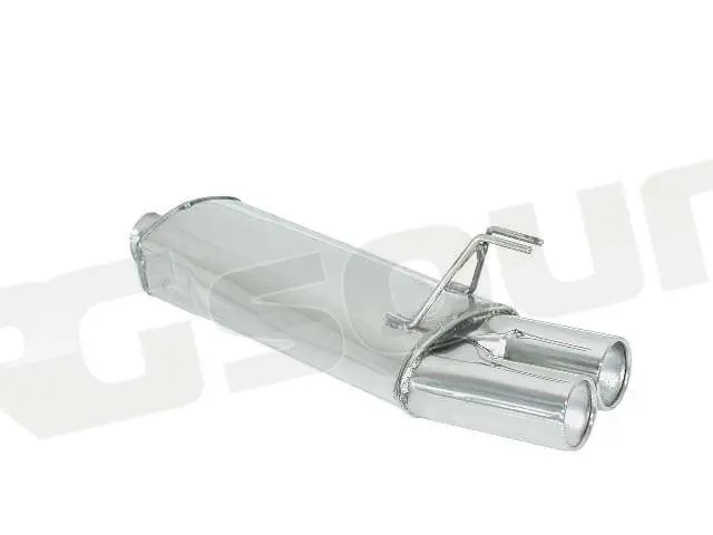 Ragazzon 58.0011.26 Posteriore inox terminali rotondi Fiat Marmitte